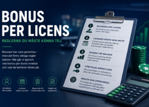 En bonus per licens